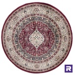 Vaip vintage Ø 195 cm, tumepunane