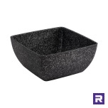 Kauss 19x19 cm, must 