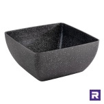 Kauss 25x25 cm, must