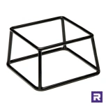 Vaagna kõrgendus 18x18 cm, h=10 cm , must 