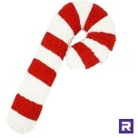 Dekoratiivpadi 52x22 cm, valge-punane