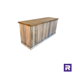 Food station, rustic, 205x65 cm, kõrgus 90 cm 