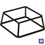 Vaagna kõrgendus 18x18 cm, h=10 cm , must 