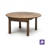 Ümmargune laud Ø 150 cm, puidust, kõrgus 75 cm