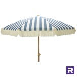 Päikesevari Ø 180 cm vintage, triibuline  